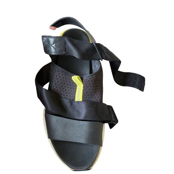 Sorel WOMEN'S KINETIC IMPACT SPORTY SANDALS size 10 Black Chunky Slingback Open - Picture 9 of 14